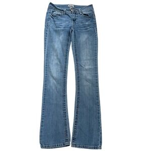 Mudd Girls Size 3 Denim Jeans Bootcut Low Rise Light Wash Teen Casual